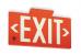 3AFU3 - Exit Sign, 8-3/4 x 15-3/8In, WHT/R, Exit Подробнее...