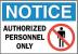 3JB50 - Notice Sign, 7 x 10In, R, BL and BK/WHT Подробнее...