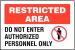 3JE91 - Admittance Sign, 10 x 14In, BK and R/WHT Подробнее...