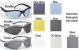3JUJ1 - Safety Glasses, Light Blue, Scrtch-Rsstnt Подробнее...