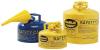 3NKJ7 - Type I Safety Can, 1 gal., Yellow, 8In H Подробнее...