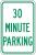 3PLW5 - Parking Sign, 18 x 12In, GRN/WHT, Text Подробнее...
