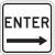 3PMA7 - Traffic Sign, 18 x 18In, BK/WHT, Enter Подробнее...