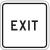 3PMC7 - Traffic Sign, 18 x 18In, BK/WHT, Exit, Text Подробнее...