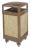 3THU4 - Waste Receptacle, Hinged Top, 29 G, Brown Подробнее...