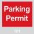 3TLZ2 - Parking Permits, Windshield, Red, PK 100 Подробнее...