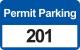 3TMA8 - Parking Permits, Bumper, Wht/Blue, PK 100 Подробнее...