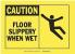 3TU99 - Caution Sign, 7 x 10In, BK/YEL, ENG, SURF Подробнее...