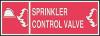 3UA22 - Fire Sprinkler Control Valve Sign, R/WHT Подробнее...