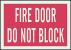 3UA48 - Fire Door Sign, 10 x 14In, GRN/R, ENG, Text Подробнее...