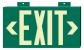 3TY24 - Exit Sign, 8 x 15In, YEL/GRN, Exit, ENG, SURF Подробнее...