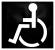 3W635 - Parking Lot Symbol, Disabled, Plastic Подробнее...