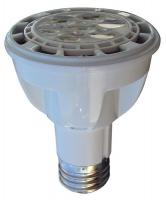 40D462 LED Light Bulb, PAR20, Med Screw, 3000K, 24D