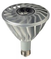 40D464 LED Light Bulb, PAR38, Med Screw, 3000K, 27D