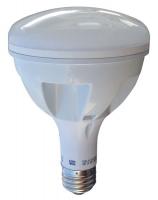 40D466 LED Light Bulb, BR30, Med Screw, 2700K, 180D