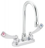 40D655 Lavatory Faucet, 3/4 In, Chrome, Lever
