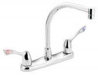 40D673 Kitchen Faucet, Cast Metal, 3/4 In