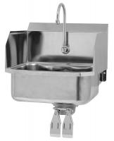 40D696 Hands Free Sink, SS, Wall Mount