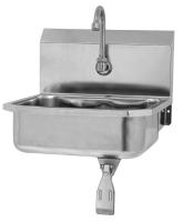 40D716 Hands Free Sink, SS, Wall Mount