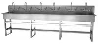 40D748 Six Person Wash Station, SS