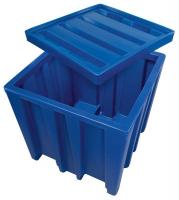 40H662 Bulk Container, 45x45x44, PE, Blue