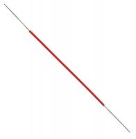 40J724 Wire, Pre-Stripped, 30 AWG, 4 in, Red, PK50