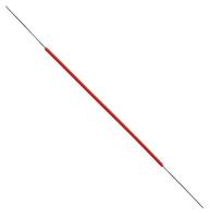 40J725 Wire, Pre-Stripped, 30 AWG, 5 in, Red, PK50