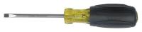 40J757 Screwdriver, Slotted, 1/4 x 4 in