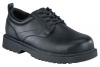 40K081 Work Shoes, Stl, Blk, 6-1/2M, PR