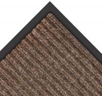 40K187 Entrance Mat, Rib, Indoor, 3x4ft., Brn