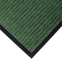 40K189 Entrance Mat, Rib, Indoor, 3x4ft., Green