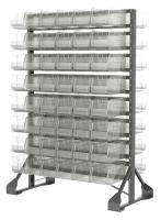 40K460 Hang Rail System, Dbl-Side, 192 Bins, Clear