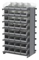 40K499 Pick Rack, 2-Side, 16 Shelves, 64 Bins, Clr