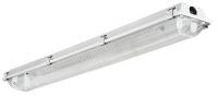 40L094 Vapor Tight Fixture, 2Lamp, 64W, Poly, 4 In