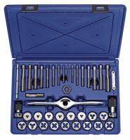 40L827 Plug Taps &amp; 1 In Hex Die Set, 40 pc.