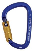 40L893 Carabiner, Autolock, Alum, Strength 25 KN
