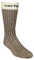 40L949 Steel Toe, Sock, Wool, XL, Brown, PR