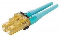 40M007 Opticam Connector, Duplex, LC, Aqua, OM3/4