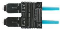 40M029 Opticam Connector, Duplex, SC, Aqua, OM3/4