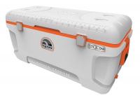 40M275 Full Size Chest Cooler, 150 qt, Wht/Org
