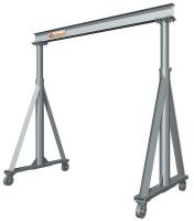 40N150 Prtbl Gantry Crane, 4000Lb, Max Ht 12Ft6In