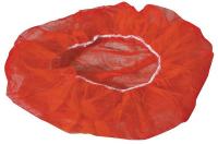 40N275 Bouffant Cap, PP, 21 in., Red, PK 1000