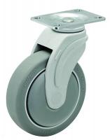 40N392 Twin Wheel Casters, 200 lb., Swivel Caster