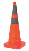 40N593 Collapsible Cone, w/LED Light, 28In, 5Pk