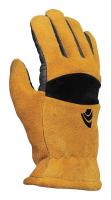 40P426 Gloves, Cowhide, Black and Gold, S, PR