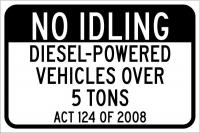 40R313 Traffic Sign, 12 x 18In, Black/White
