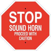 40R394 Stop Sign, 24 x 24In, White/Red