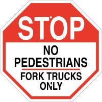 40R408 Stop Sign, 24 x 24In, Black and Red/Wht