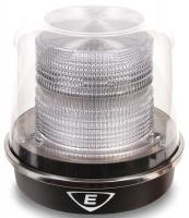 40Z978 Warning Light, LED, White, 12VDC, 24VACDC