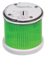 40Z987 Stacklight Warning Light, 70mm, Green